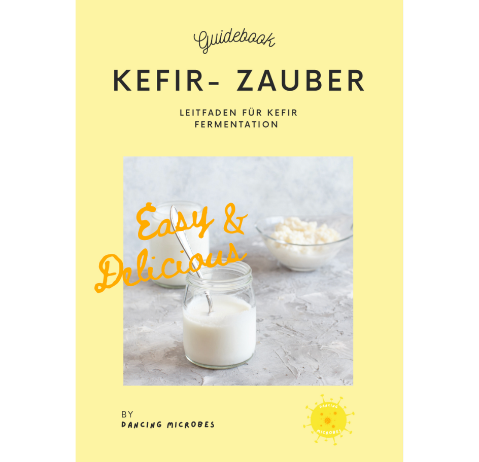 Kefir Zauber – Leitfaden für Kefir Fermentation – Dein praktischer Guide zur Herstellung von hochwertigem Milchkefir mit nützlichen Tipps und Rezepten.