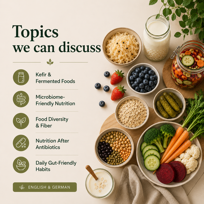 Beratung zu darmfreundlicher Ernährung & Fermentation