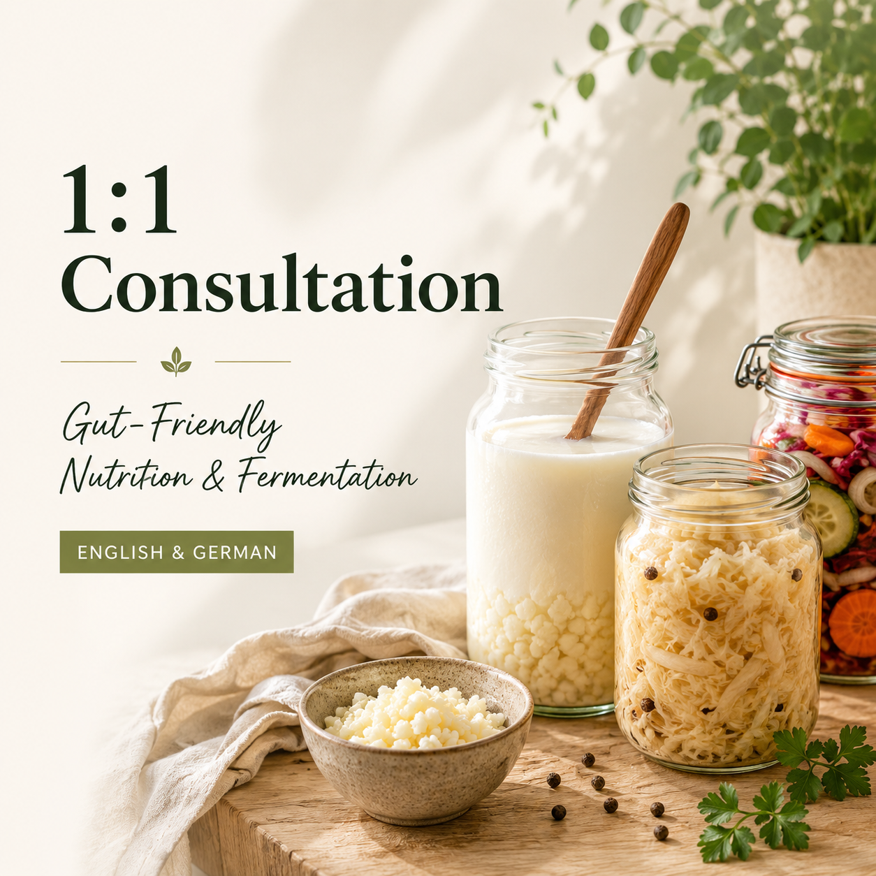 Beratung zu darmfreundlicher Ernährung & Fermentation